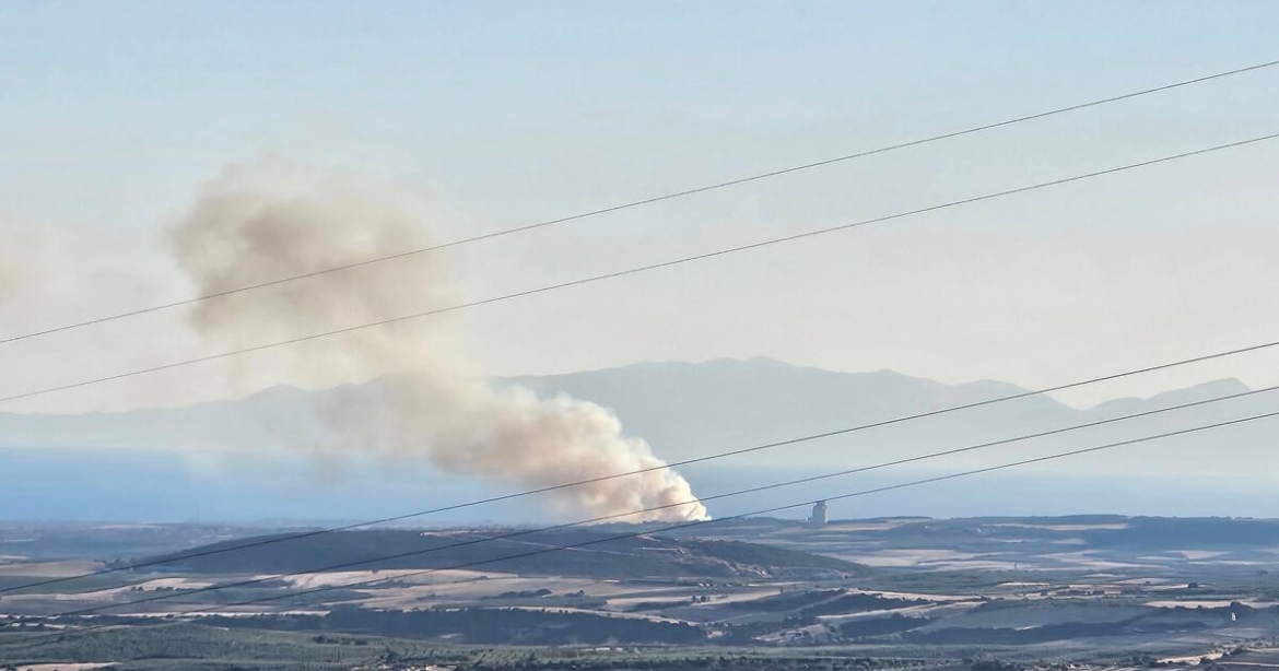 Φωτιά στη Χαλκιδική στη Νέα Τρίγλια: Επιχειρούν εναέριες δυνάμεις
