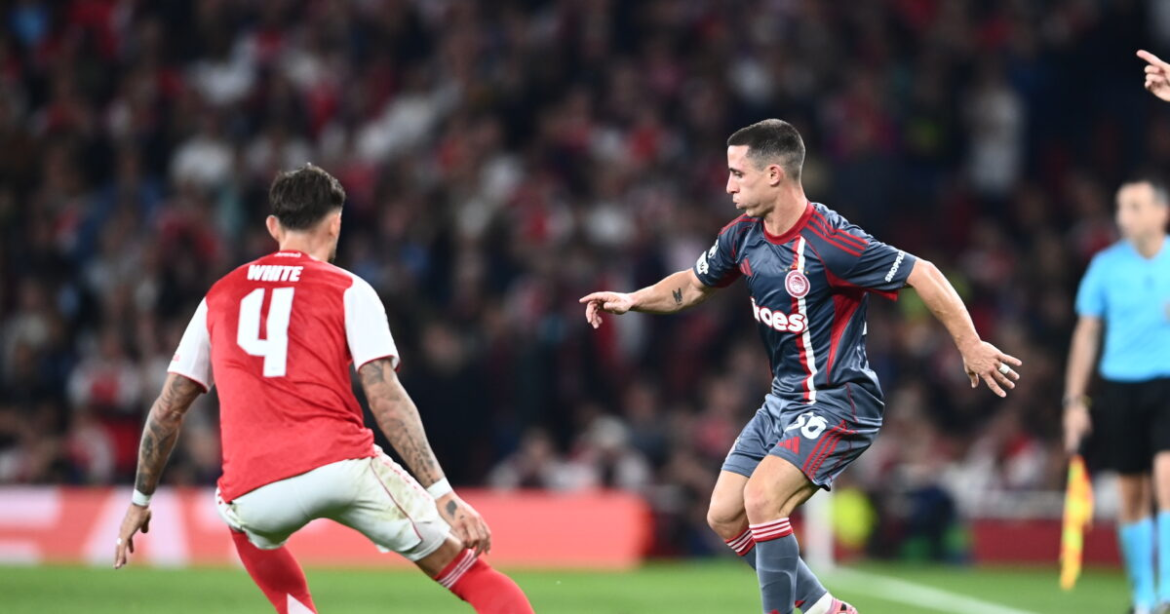 Άρσεναλ – Ολυμπιακός live για τη 2η αγωνιστική στη League Phase του Champions League