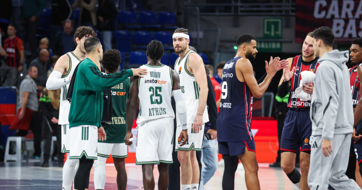 Η βαθμολογία της Euroleague μετά τη νίκη του Παναθηναϊκού επί της Μπασκόνια