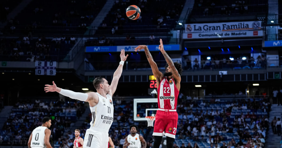 Ρεάλ Μαδρίτης – Ολυμπιακός 89-77: «Κατέρρευσαν» στο φινάλε οι Πειραιώτες και γνώρισαν την πρώτη ήττα τους στη Euroleague