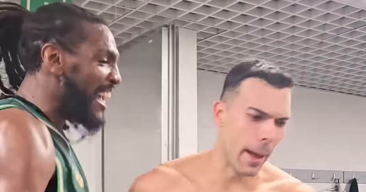 Κένεθ Φαρίντ και Κώστας Σλούκας «γκρέμισαν» τα αποδυτήρια μετά το διπλό του Παναθηναϊκού στη Μαδρίτη