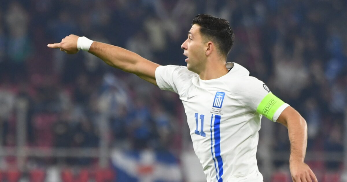 Ελλάδα – Σκωτία: Το γκολ του Μπακασέτα για το 1-0 της γαλανόλευκης