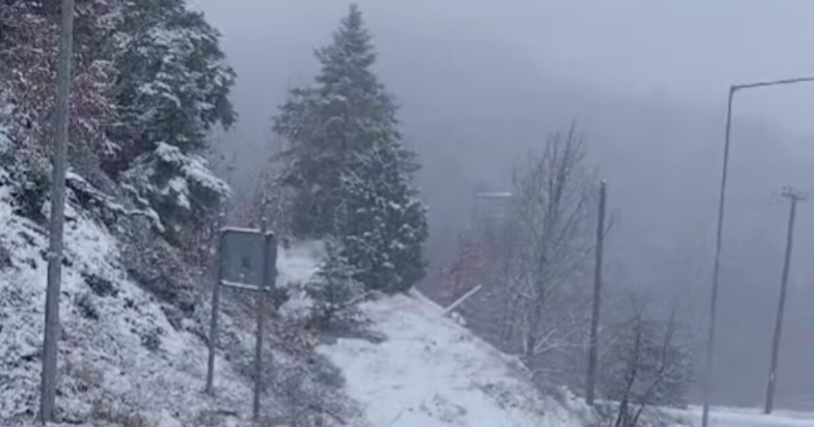 Ντύθηκαν στα «λευκά» τα ορεινά σε Φθιώτιδα, Τρίκαλα και Στερεά Ελλάδα – Εντυπωσιακές εικόνες με το χιονισμένο τοπίο