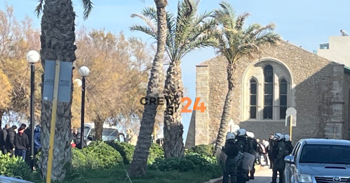 Ολυμπιακός – ΟΦΗ: Ένταση και μικροεπεισόδια ανάμεσα σε οπαδούς πριν τον τελικό του Betsson Super Cup