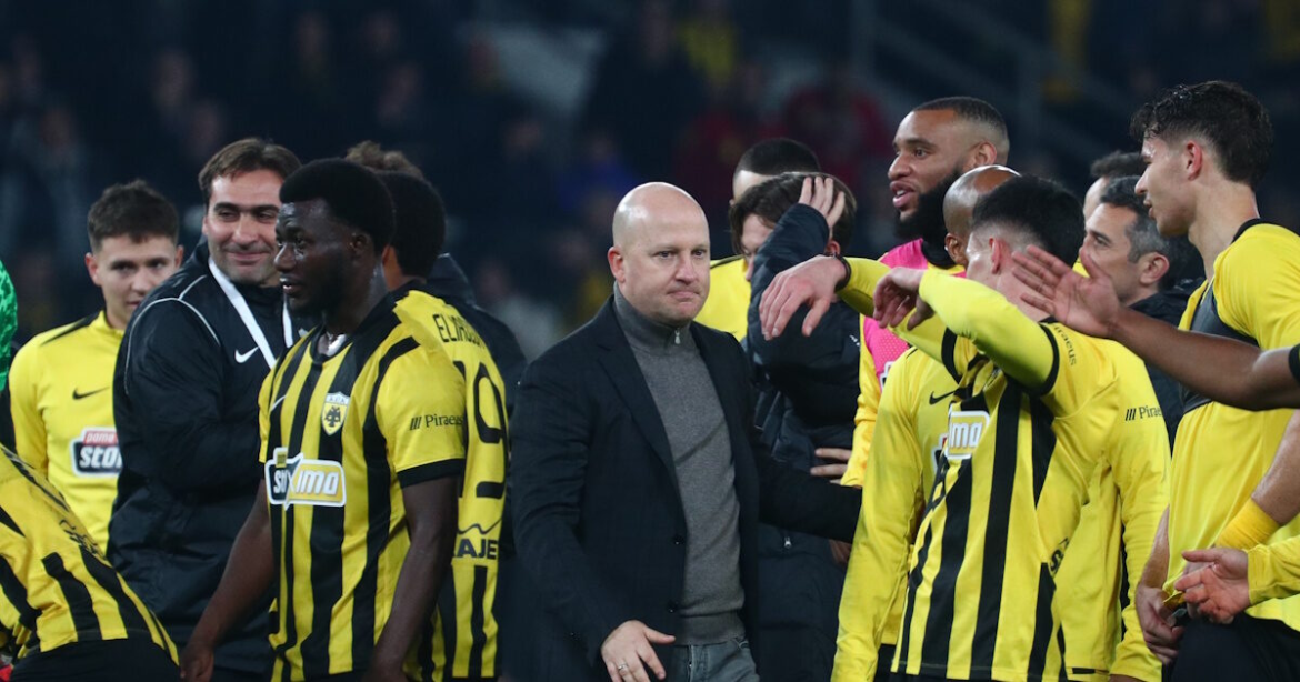 Ο Μάρκο Νίκολιτς θα δει το ΑΕΚ – ΑΕΛ Novibet από τα δημοσιογραφικά της Allwyn Arena